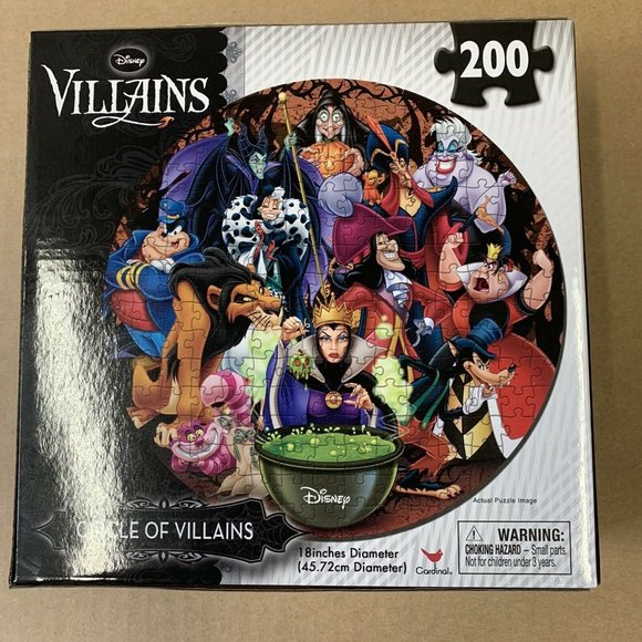 Disney Circle of Villains Puzzle 200 Piece - Picture 3 of 5
